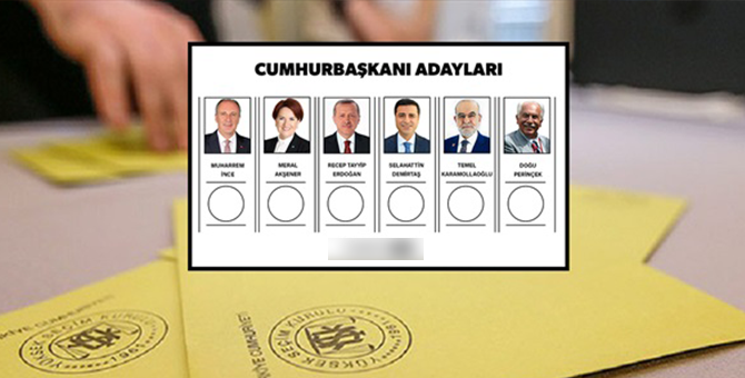 24 Haziran seçimlerinde kullanılacak oy pusulası yayınlandı