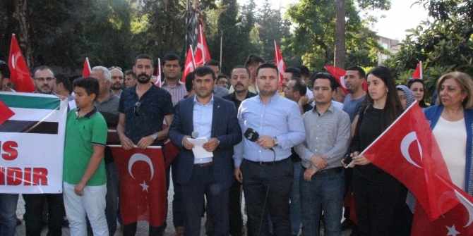 TÜGVA Antakya İlçe Temsilciliğinden Kudüs’e destek