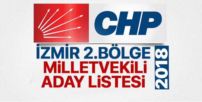 CHP İzmir 2. Bölge Milletvekili adayları 2018  kimler oldu? – 24 Haziran erken seçimleri