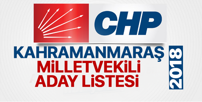 CHP Kahramanmaraş Milletvekili adayları 2018  kimler oldu? – 24 Haziran erken seçimleri