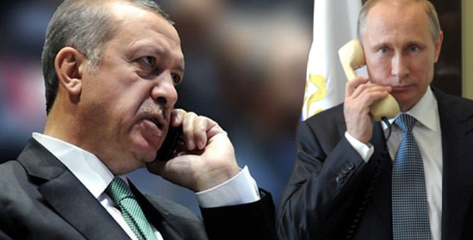 Erdoğan ve Putin Suriye hakkında görüştü