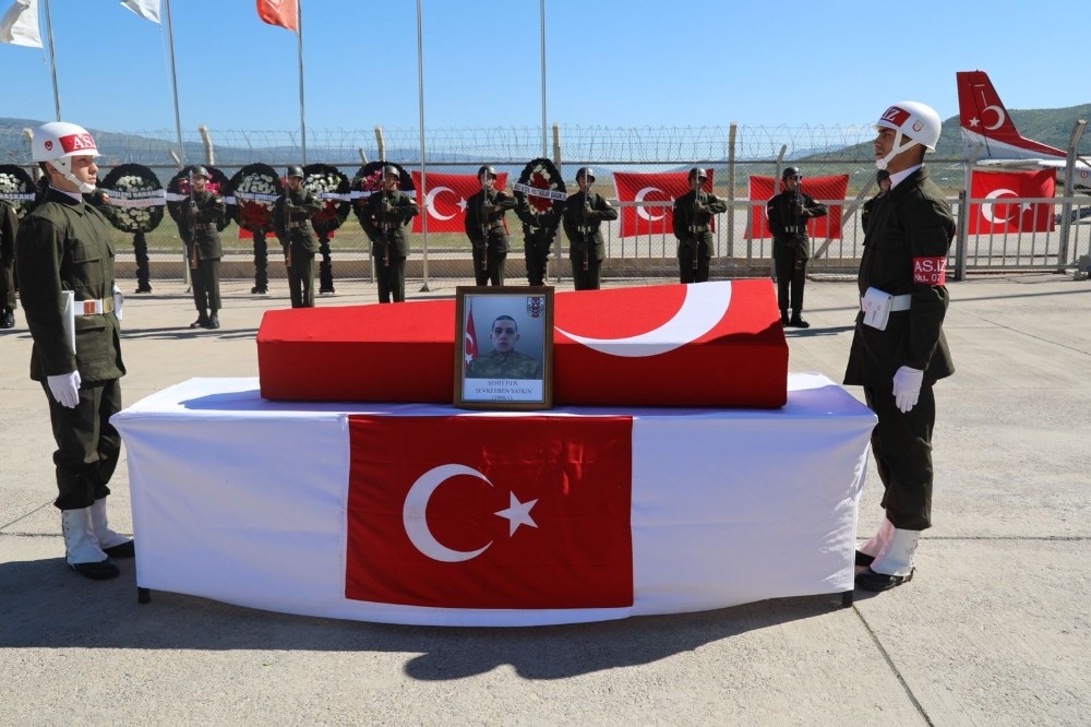 Bingöl şehidi Piyade Er Şevki Eren Yatkın,memleketine uğurlandı