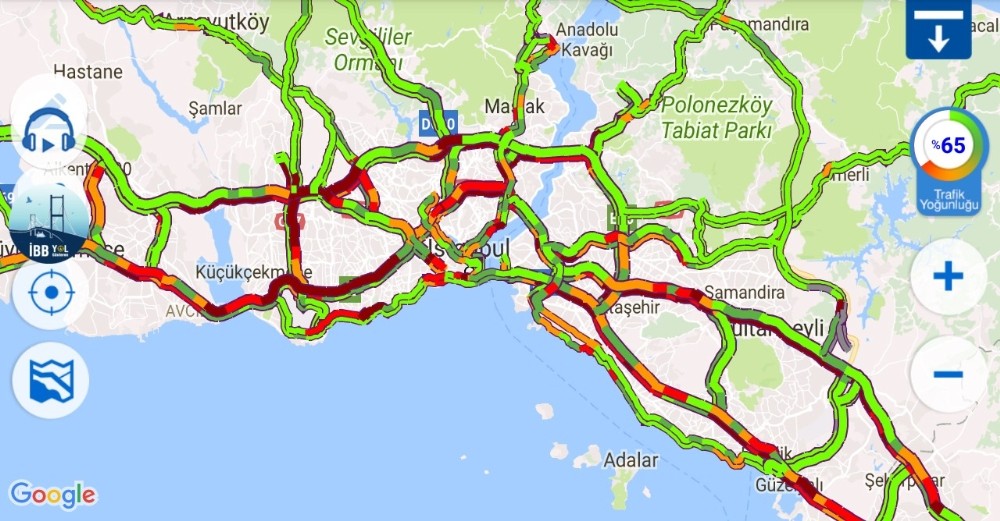 İstanbul’da bayram trafiği başladı