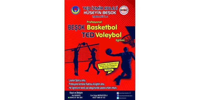 TED İzmir Kolejinden Hüseyin Beşok işbirliği ile yaz okulu