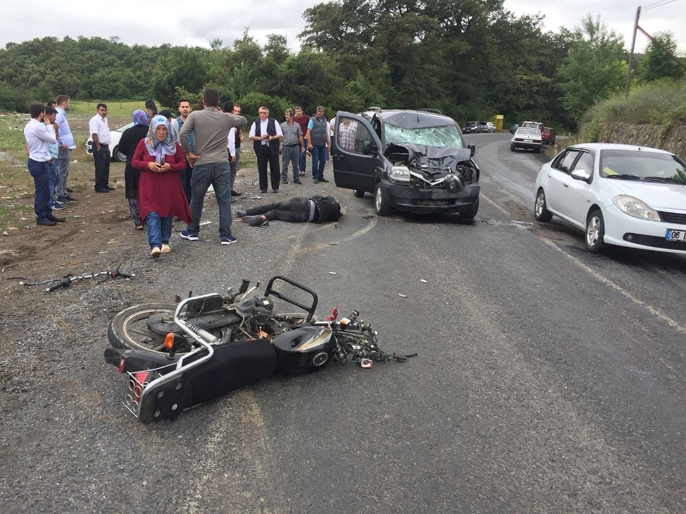 Kazada yaralanan motosiklet sürücüsü hayata tutunamadı