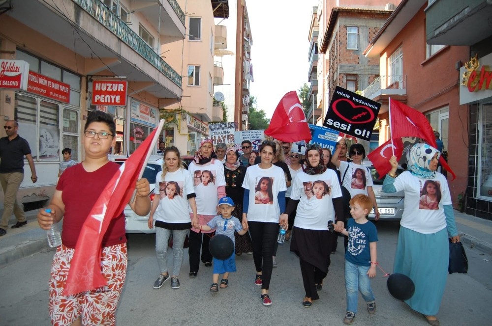 Çocuk istismarına karşı yürüdüler