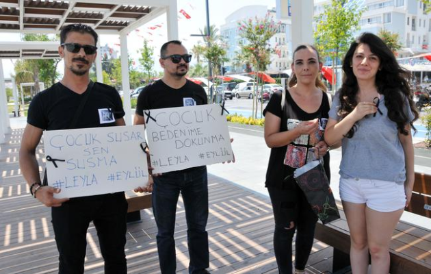 Antalya'da taciz olaylarını protesto ederken taciz olayı yaşandı!