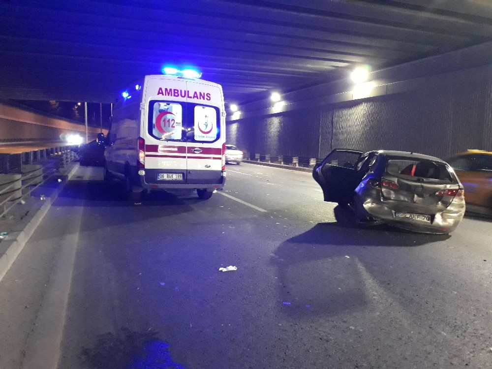 Ankara’da trafik kazası: 2 yaralı