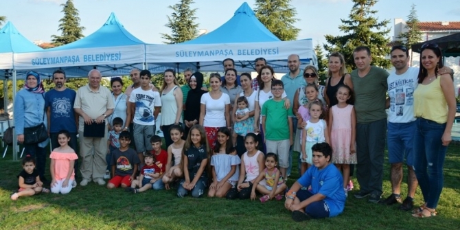 Başkan Eşkinat kamptan dönen ailelerle piknikte buluştu