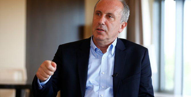 Muharrem İnce açıklama yaptı 'Koltuk değil, Türkiye derdindeyim'