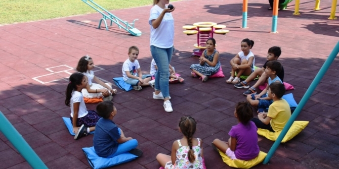 Çocuklar yaz tatillerini akıl ve zeka oyunlarıyla değerlendiriyor