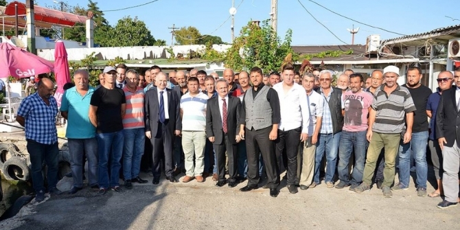 Balıkçı barınağında inceleme