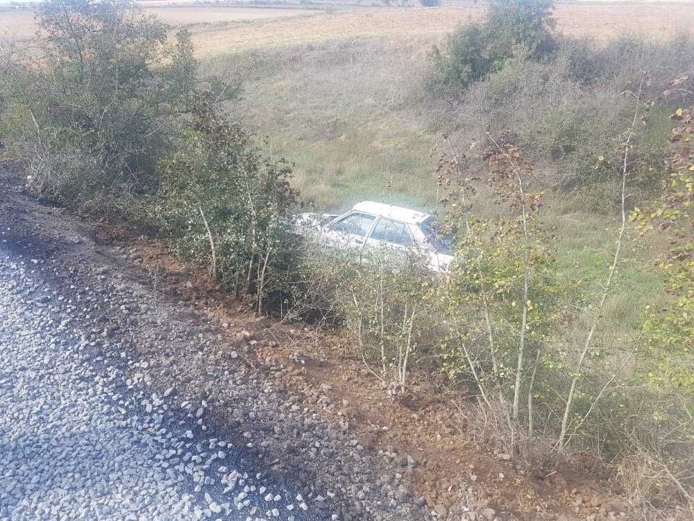 Tekirdağ'ın Malkara ilçesinde otomobilin yoldan çıktı: 1 yaralı