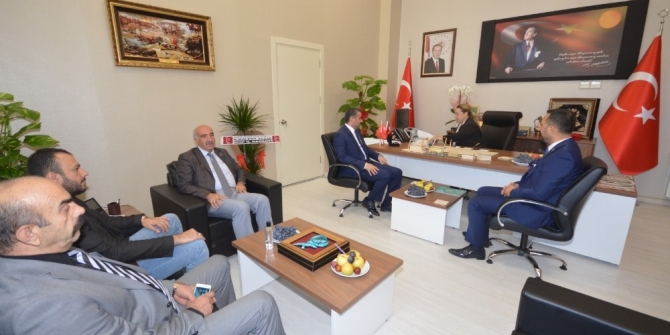 MHP’li Avşar’dan, Rektör Karabulut’a ziyaret