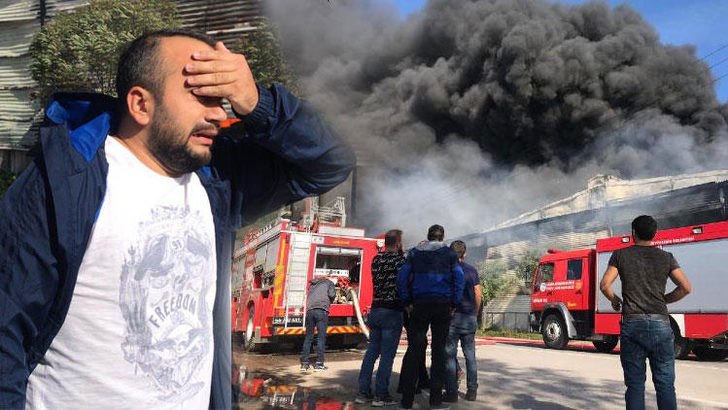 Sakarya'da yangın! Fabrika duman altında kaldı!