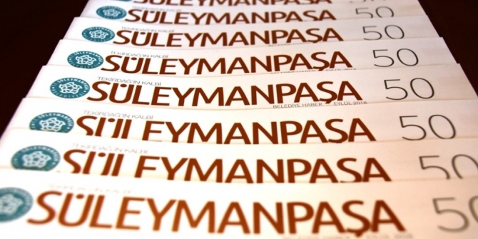Süleymanpaşa Belediyesinin gazetesi 50. sayıya ulaştı