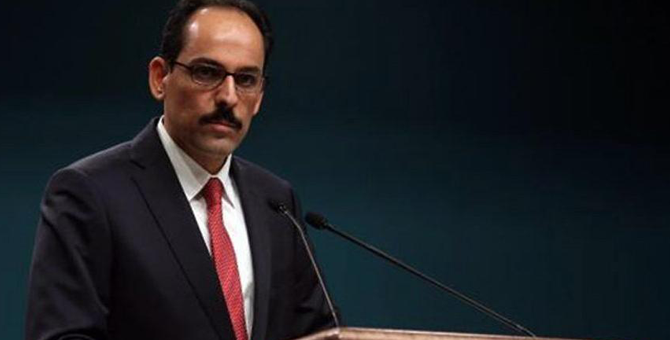 İbrahim Kalın'dan ABD'nin teröristlerin başına ödül koymasına ilişkin ilk açıklama