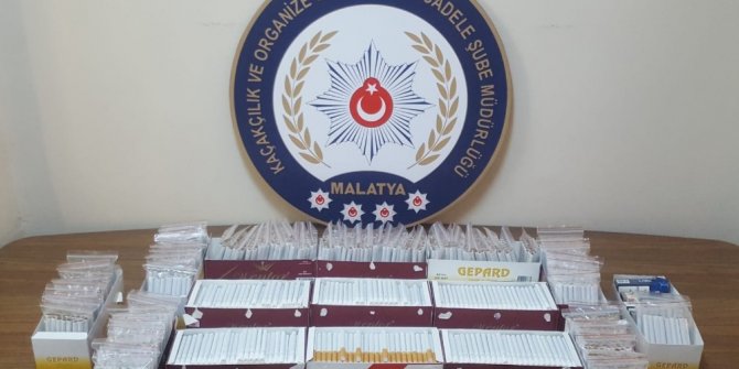 Malatya’da kaçakçılık operasyonu "çok sayıda kaçak ürün ele geçirildi"