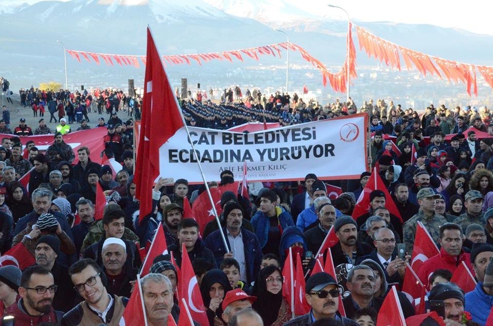 Çat Belediyesi Başkanı Arif Hikmet Kılıç, "Ecdadımız Aziziye Tabyasında bir destan yazmıştır”