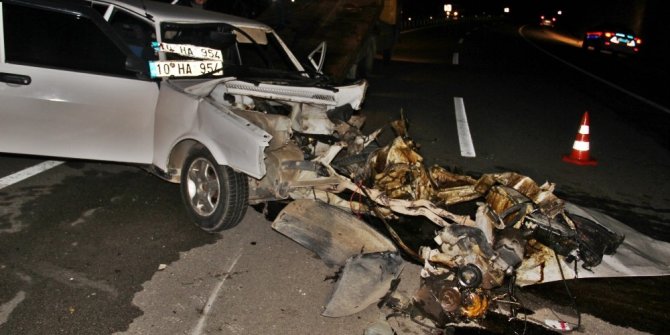 Çanakkale'nin Çan ilçesinde trafik kazası: 1 yaralı