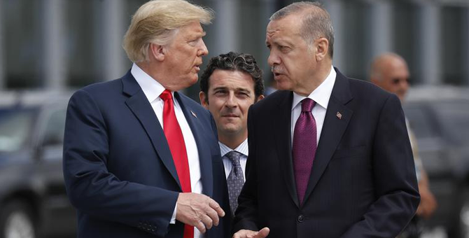 Cumhurbaşkanı Erdoğan ve Trump'tan önemli görüşme