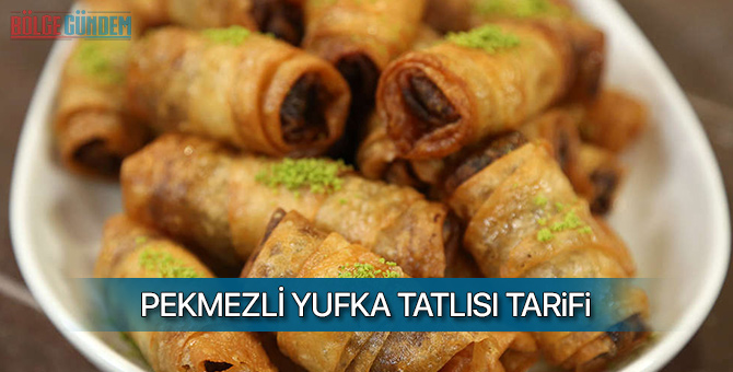 Pekmezli Yufka Tatlısı nasıl yapılır?  Pekmezli Yufka Tatlısı tarifi