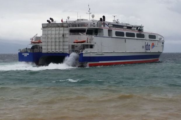 Marmara'da etkili olan fırtına nedeniyle İDO ve BUDO seferleri iptal edildi