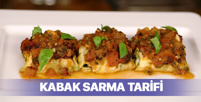 Kabak sarma nasıl yapılır? Kabak sarma  tarifi