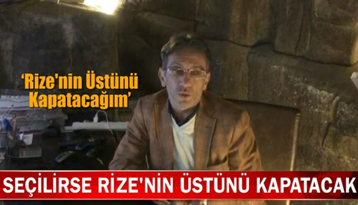 Rize'den bağımsız belediye başkan adayı Adnan Aydın: Rize'nin üstünü kapatacağım!