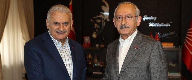 Binali Yıldırım ve Kılıçdaroğlu TBMM'de görüştü