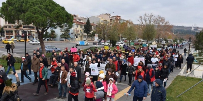 Tekirdağ’da ’Engelsiz yaşam’ yürüyüşü