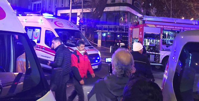 Ankara'da iş yerinde patlama: 7 yaralı