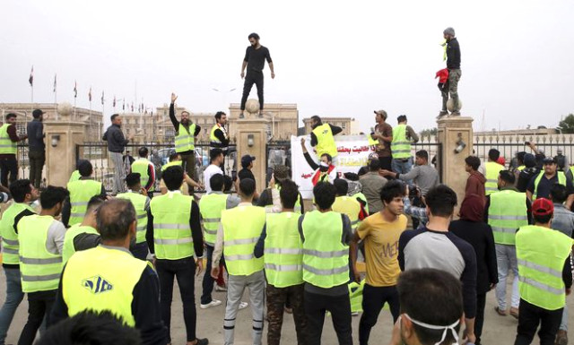 'Sarı yelekliler' protestosu Irak'a sıçradı