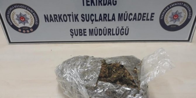 Tekirdağ'da araçta uyuşturucuyla yakalanan 2 kişiye gözaltı