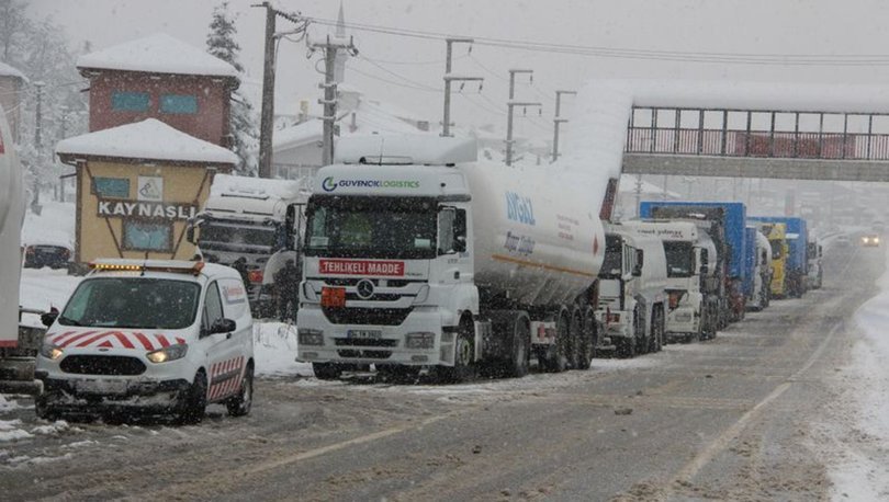 Bolu Dağı TIR'ların geçişine kapatıldı