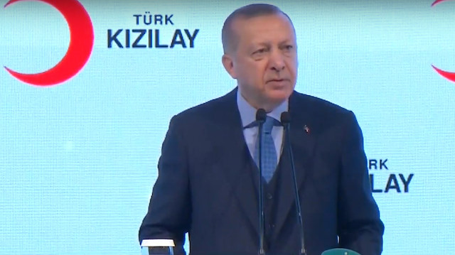 Cumhurbaşkanı Erdoğan konuş İTT yardım kuruluşlarında konuştu