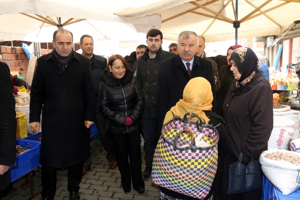 AK Parti Beşikdüzü Belediye Başkan adayı Demirci yeni pazar yeri müjdesi!