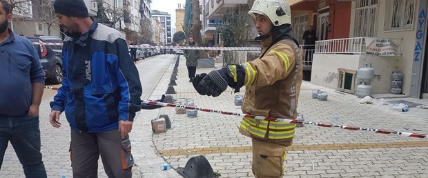 İstanbul'da Tüp bayisinde patlama