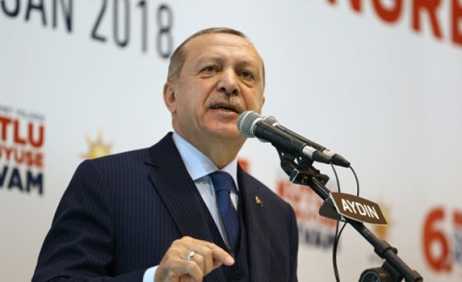 Cumhurbaşkanı Erdoğan, Aydın'da halka hitap etti