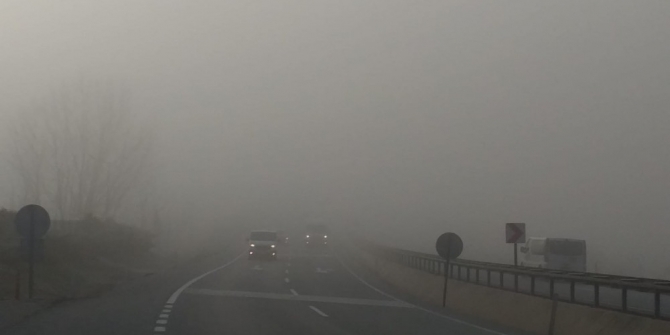 Tekirdağ’da sis etkili oldu