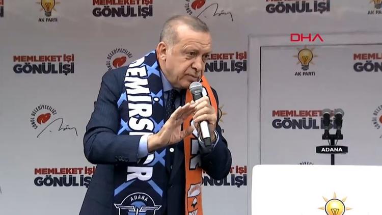 Başkan Erdoğan, Adana'da halka hitap etti