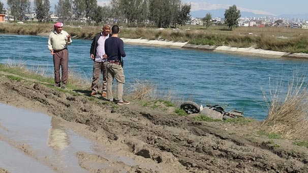 Bisikletle sulama kanalına düşen baba öldü, oğlu kurtarıldı