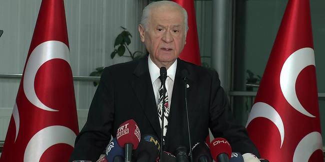 Devlet Bahçeli açıklama yaptı