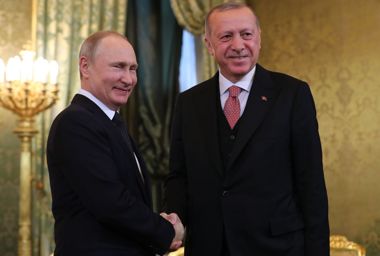 Cumhurbaşkanı Erdoğan, Putin ile bir araya geldi