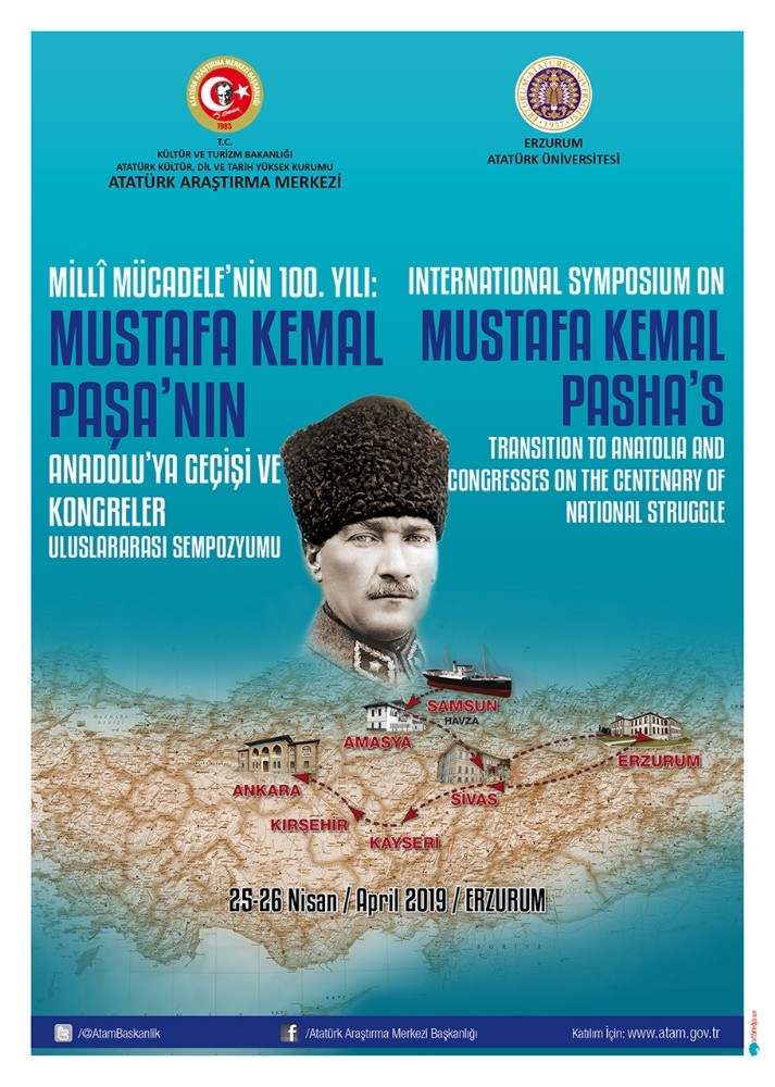 “Mustafa Kemal Anadolu’ya Geçişi ve Kongreler” Sempozyumu başlıyor