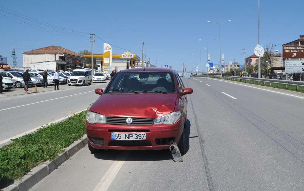 Samsun-Sinop karayolunda Otomobilin çarptığı yaya hayatını kaybetti