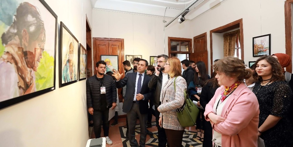 Gaziantep Üniversites Güzel Sanatlar FakültesiÖğrenciler çalışmalarını sergiledi