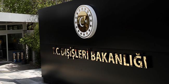 Dışişleri Bakanlığı'ndan ABD'ye sert tepki