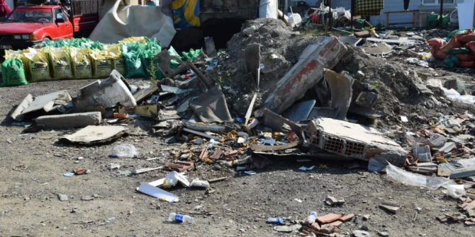 Çöp yığınları ortadan kaldırıldı