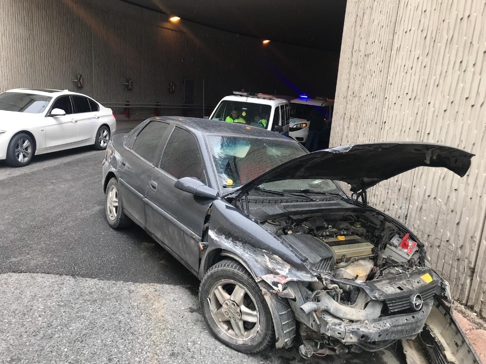 Kayseri Serçeönü Mahallesiinde trafik kazası: 1 yaralı